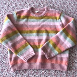 Pastel wooly plush sweater